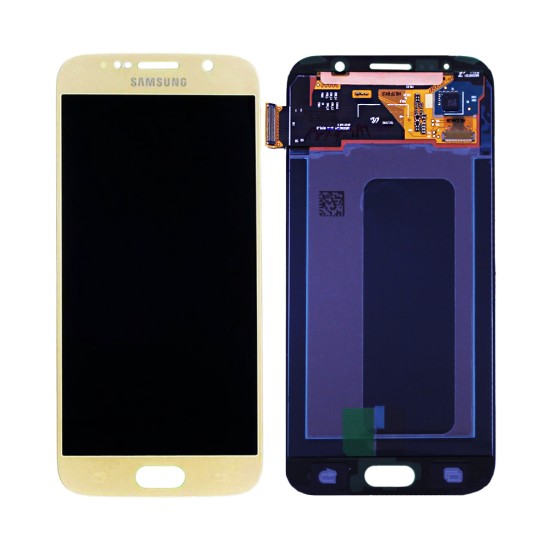 Touch+Display Samsung Galaxy S6/G920F Service Pack Dourado
